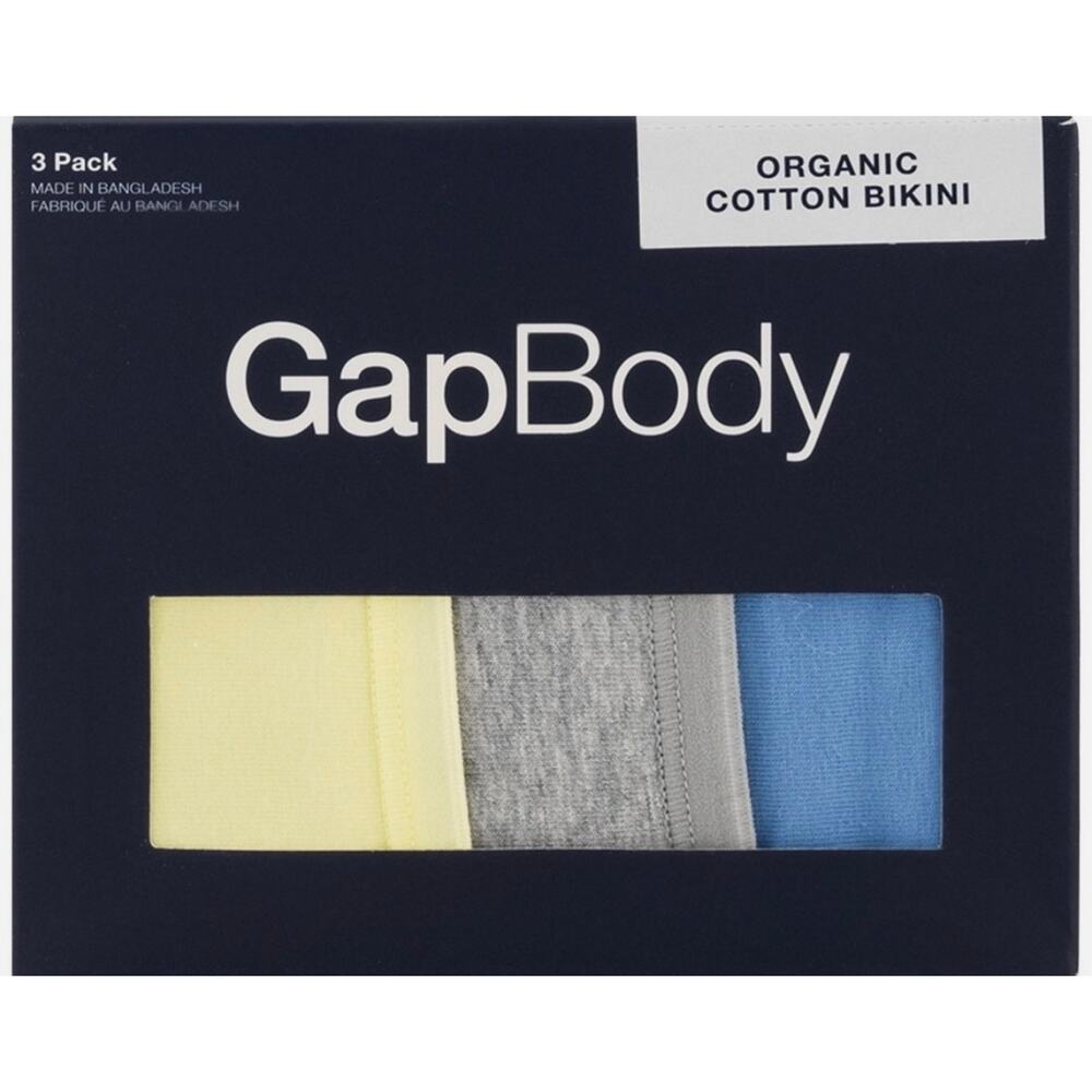 Brand New Gap Body Women's Size XL Organic Cotton BIkini Panties Multi